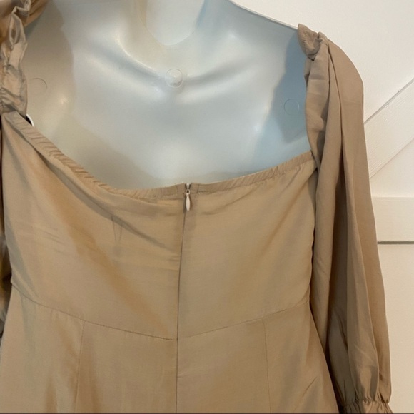 PLT Bardot Corset Woven Bodycon Mini Dress Sz 6 - Picture 6 of 8